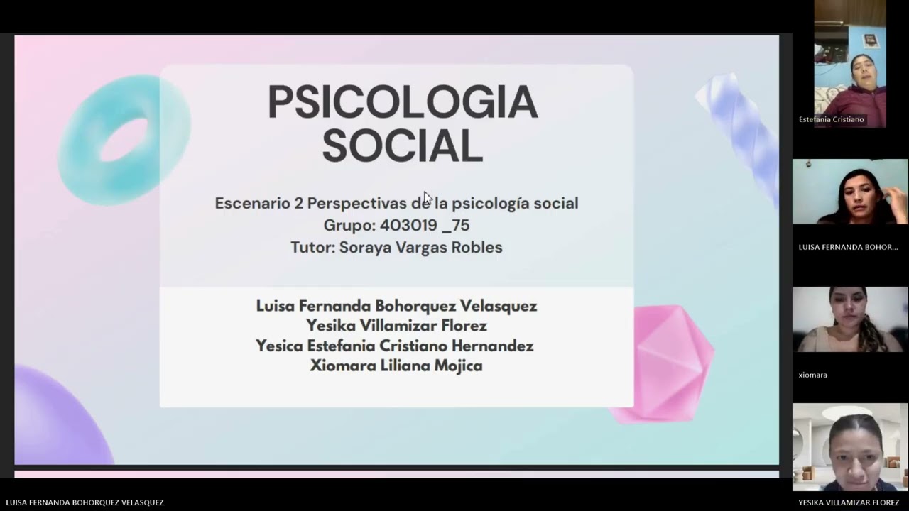 NoPsicología social