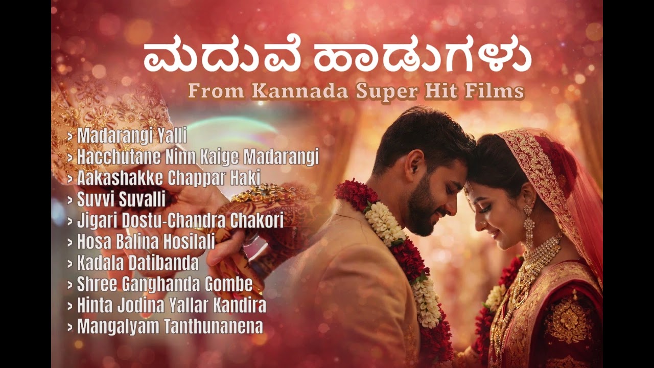 Kannada Marriage Songs- Top 10 Songs from Kannada Hit Films. ಮದುವೆ ಹಾಡುಗಳು in ಕನ್ನಡ.
