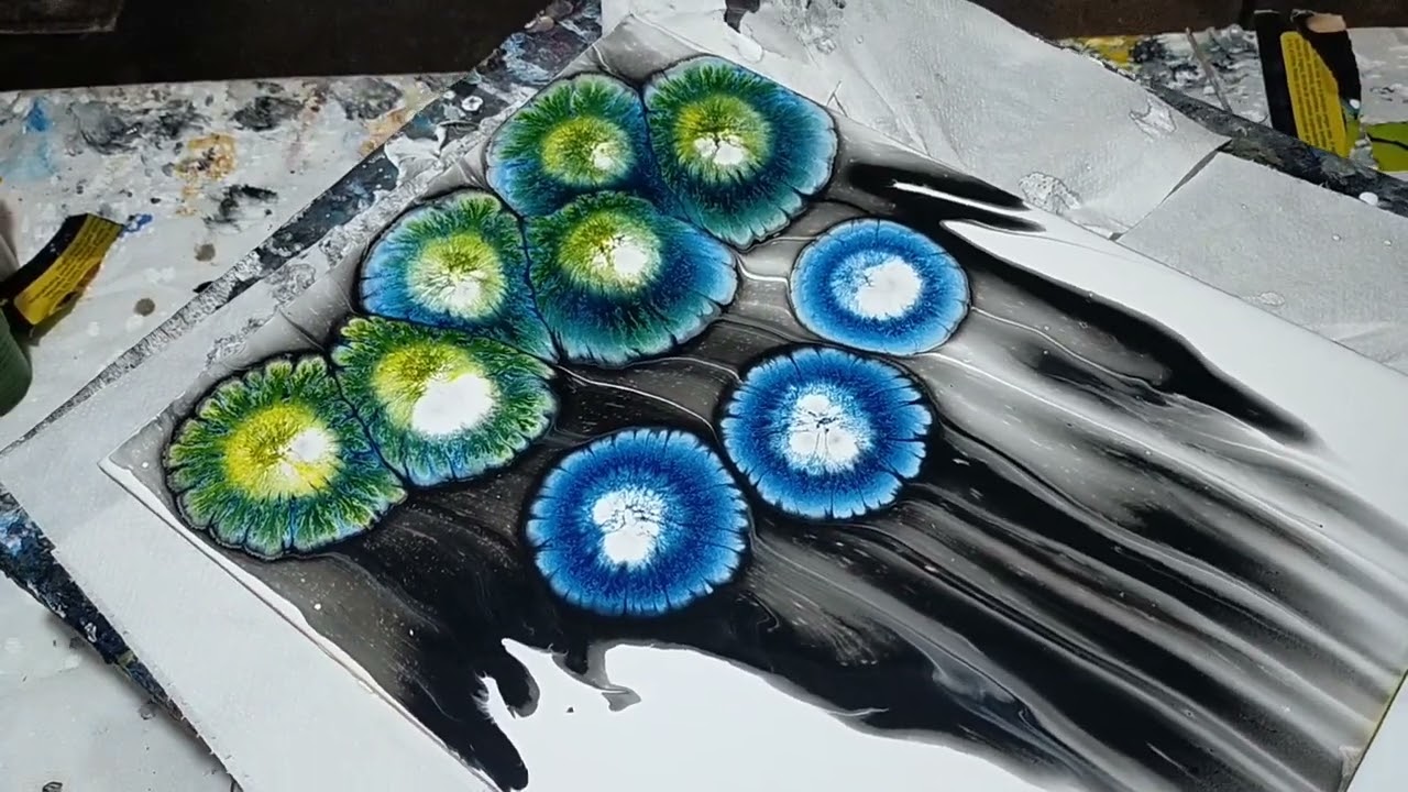 ARTE FLUIDO NOVEDOSO 🎨 💥 PINTURAS MÁGICAS 🎊