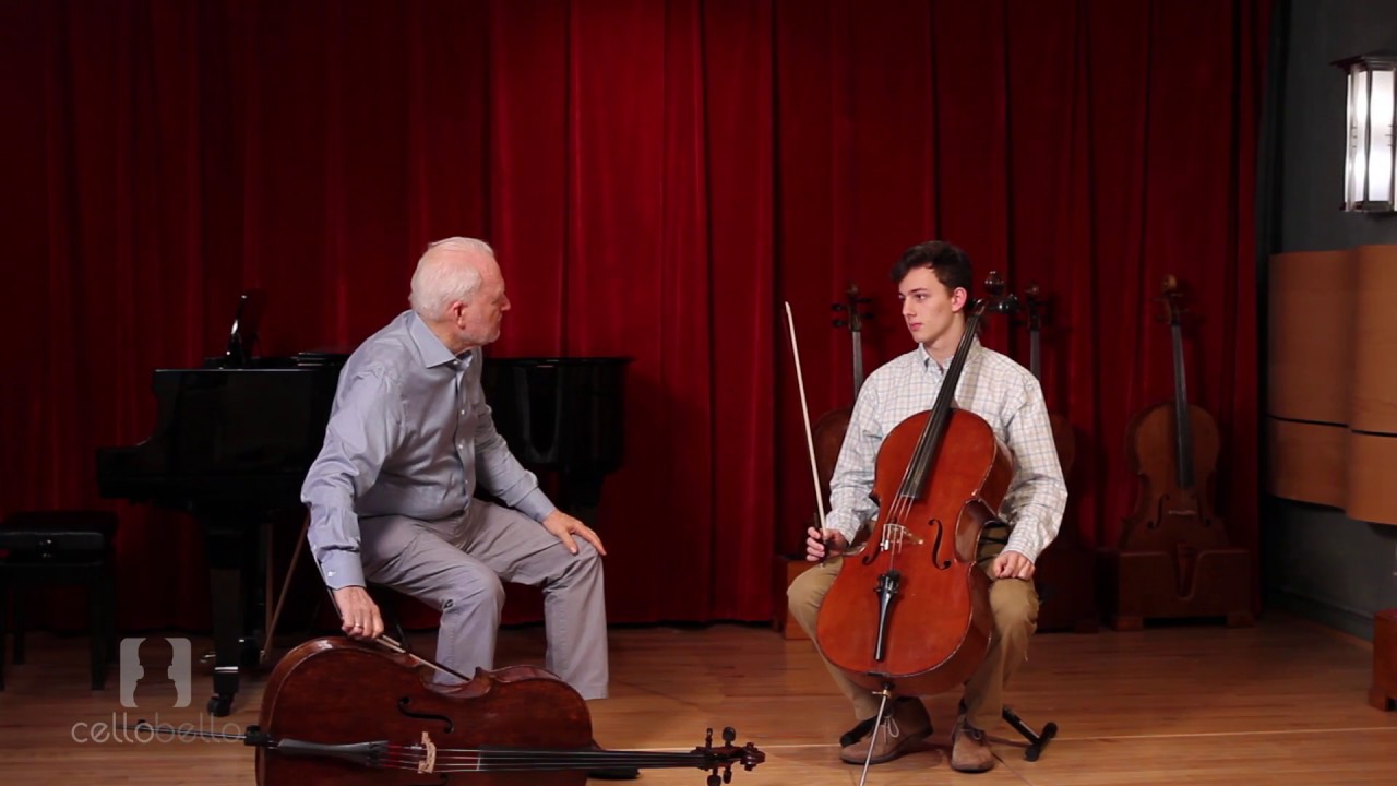 CelloBello Lesson with Paul Katz: Sitting Posture