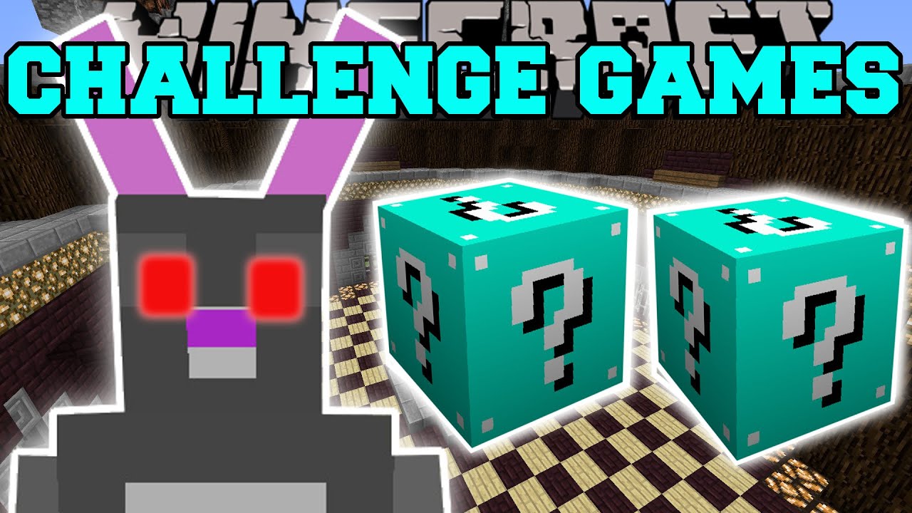 Minecraft: EASTER BUNNY CHALLENGE GAMES - Lucky Block Mod - Modded Mini-Game