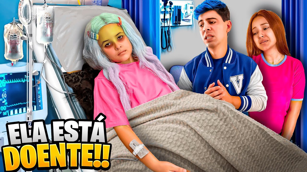 A NOSSA FILHA ADOTIVA RANNA ESTÁ DOENTE E NÃO QUER IR PARA A ESCOLA!! DEU RUIM!!