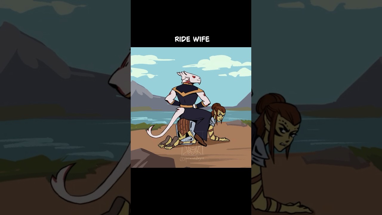Ride wife, life good... (Durge and Lae'zel relationship ❤️&zwj;🩹) Inspired by @BonkoArt  animation ⭐️