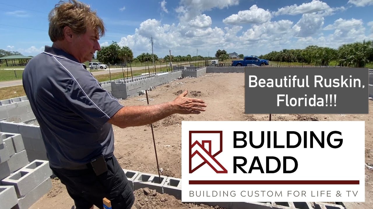 Water Tanks & Footer Block & Garage Floor Height | Building Radd