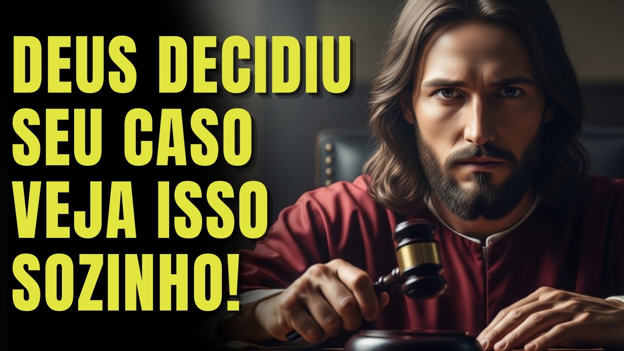 DEUS DIZ: Deus tomou uma decisão séria sobre você — veja isso AGORA E sozinho!