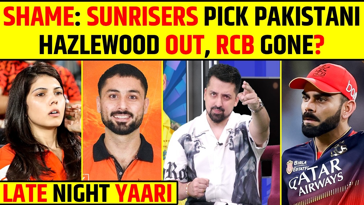 🔴SHAME: SUNRISERS PICK PAKISTANI HAZLEWOOD OUT, RCB GONE? #ipl2026 #sunrisershyderabad
