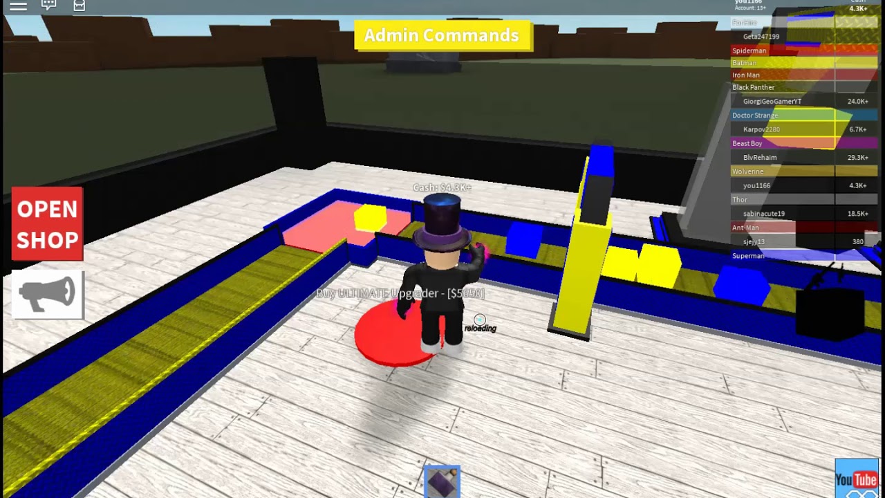 Playing Super Hero Tycoon
