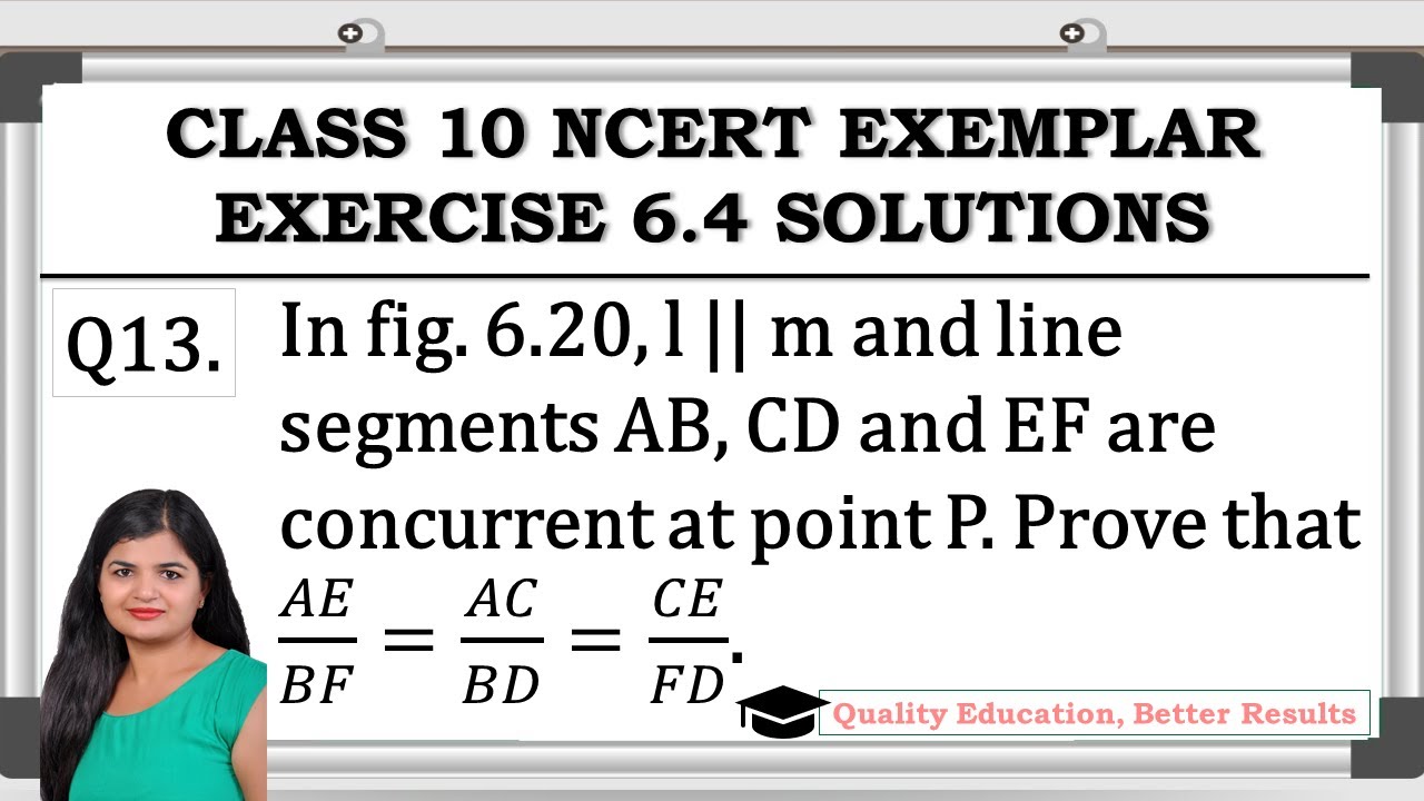 Exercise 6.4 Q13 NCERT Exemplar  Class 10 Maths @MathsTeacher