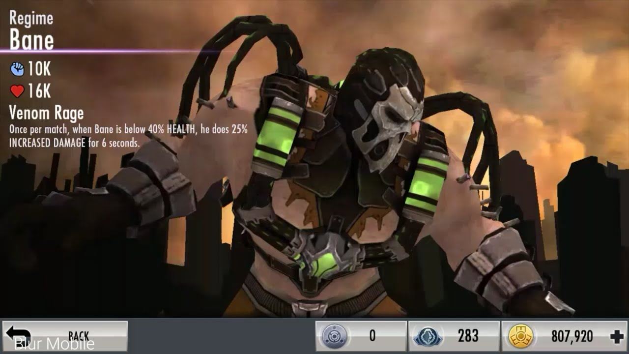 Injustice: Gods Among Us - Regime Bane Gameplay