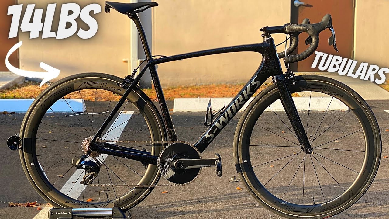 14lb *WITH PEDALS* SPECIALIZED S-WORKS TARMAC RIM BRAKE (TUBULARS) THE ULTIMATE CRIT MACHINE?