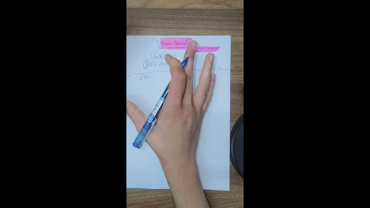محاضرة جبر زمر مرحلة ثانية محاضرة 6(الزمرة الجزئيةSubgroup）