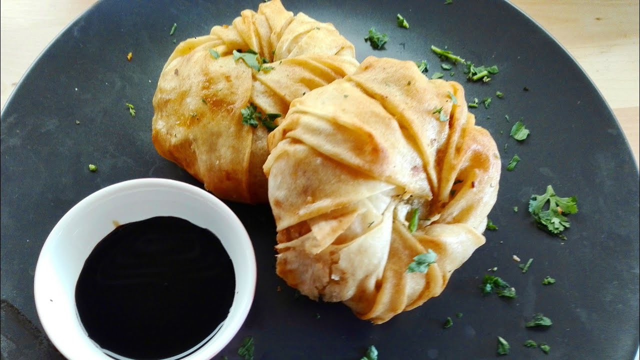 بسطيلة الدجاج بمذاق السمك من الصعب تعرف انه دجاج بسطيلة صغيرة على شكل وردة رائعة بجميع المقاييس