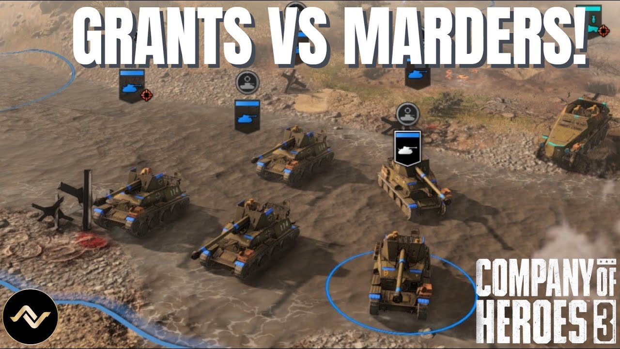 GRANTS VS MARDERS | Company of Heroes 3 - DAK 4v4 Gameplay