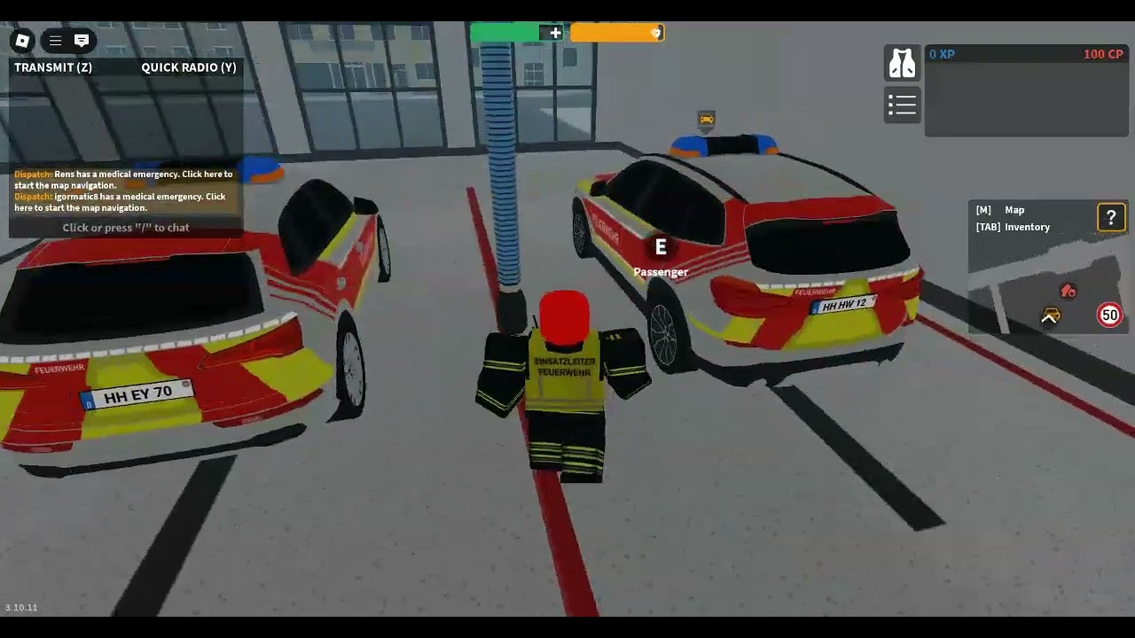 Multipule jobs #roblox #police #firefighter #games #emergencyhamburg