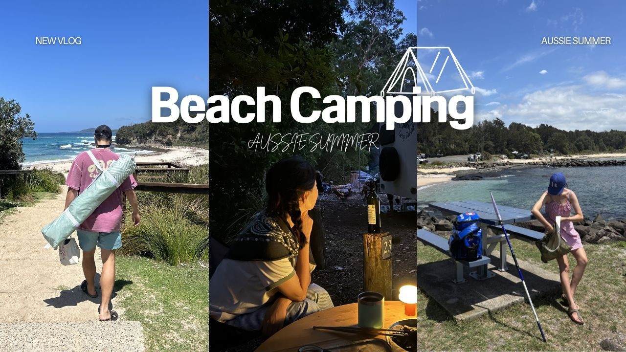 [키뮈] 호주여름🌊 Pretty Beach 2박3일캠핑, 2주연속 낚시하기 (부제 : 캠핑장비 정보)
