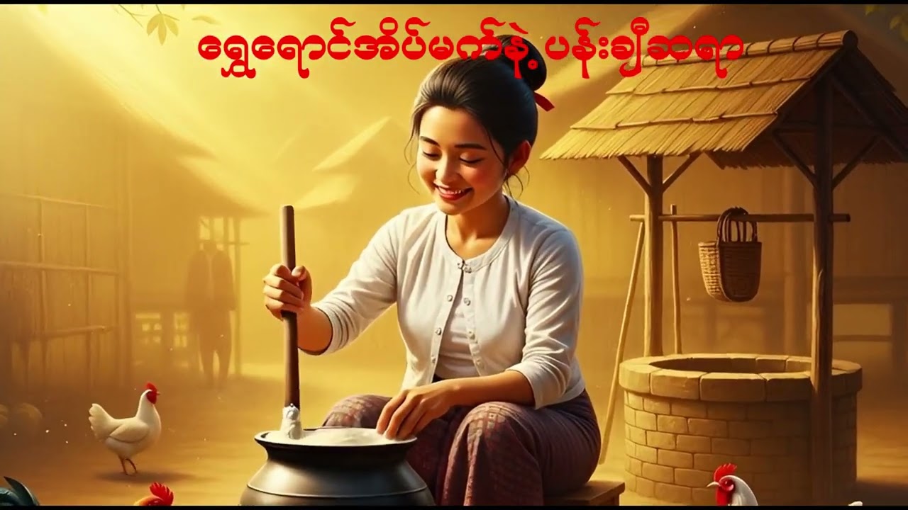 ရွှေရောင်အိမ်မက်နဲ့ ပန်းချီဆရာ #fypyoutube #story #cartoon #animationanimation
