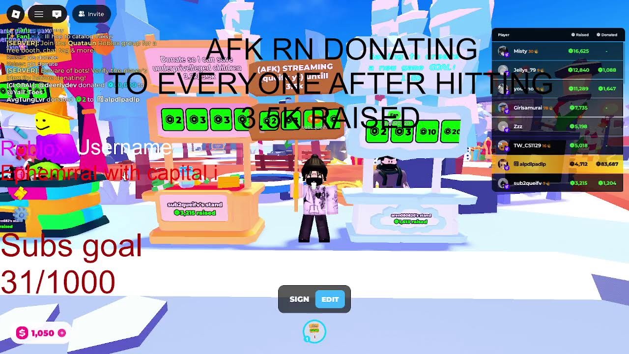 Roblox PLS DONATE RAISING! 🔴LIVE