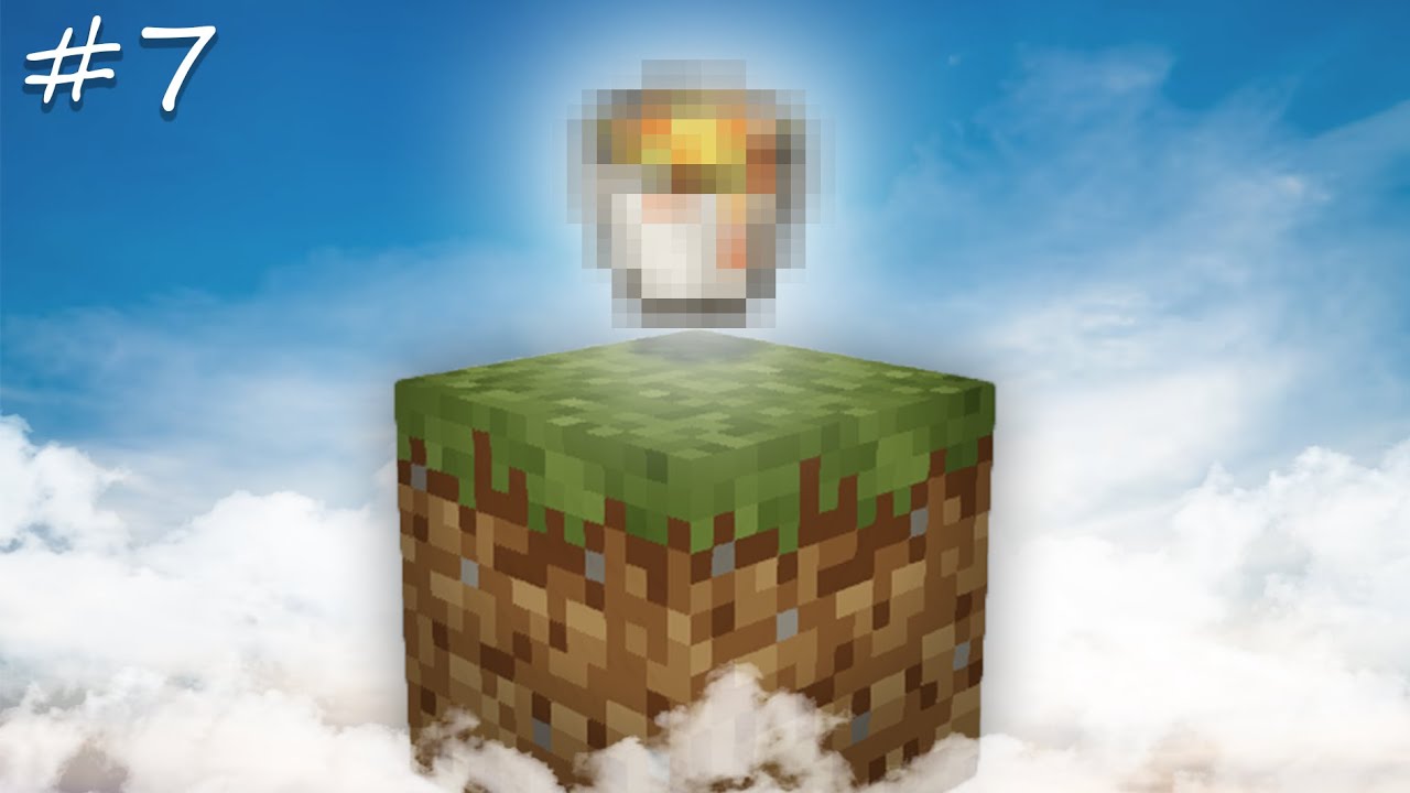 Part-7 ចុមមមមមមមមម Minecraft one block