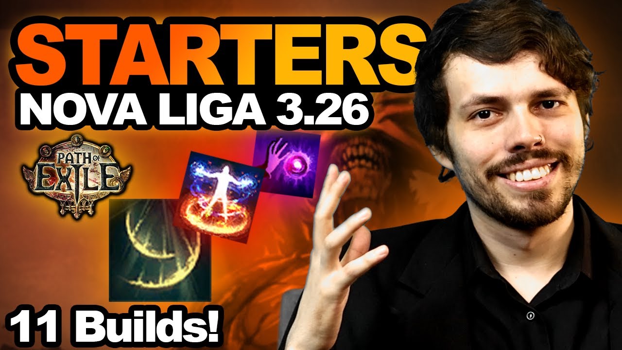 11 Builds Leaguestarter pra COMEÇAR no Path of Exile 1 (Secrets of the Atlas 3.26)