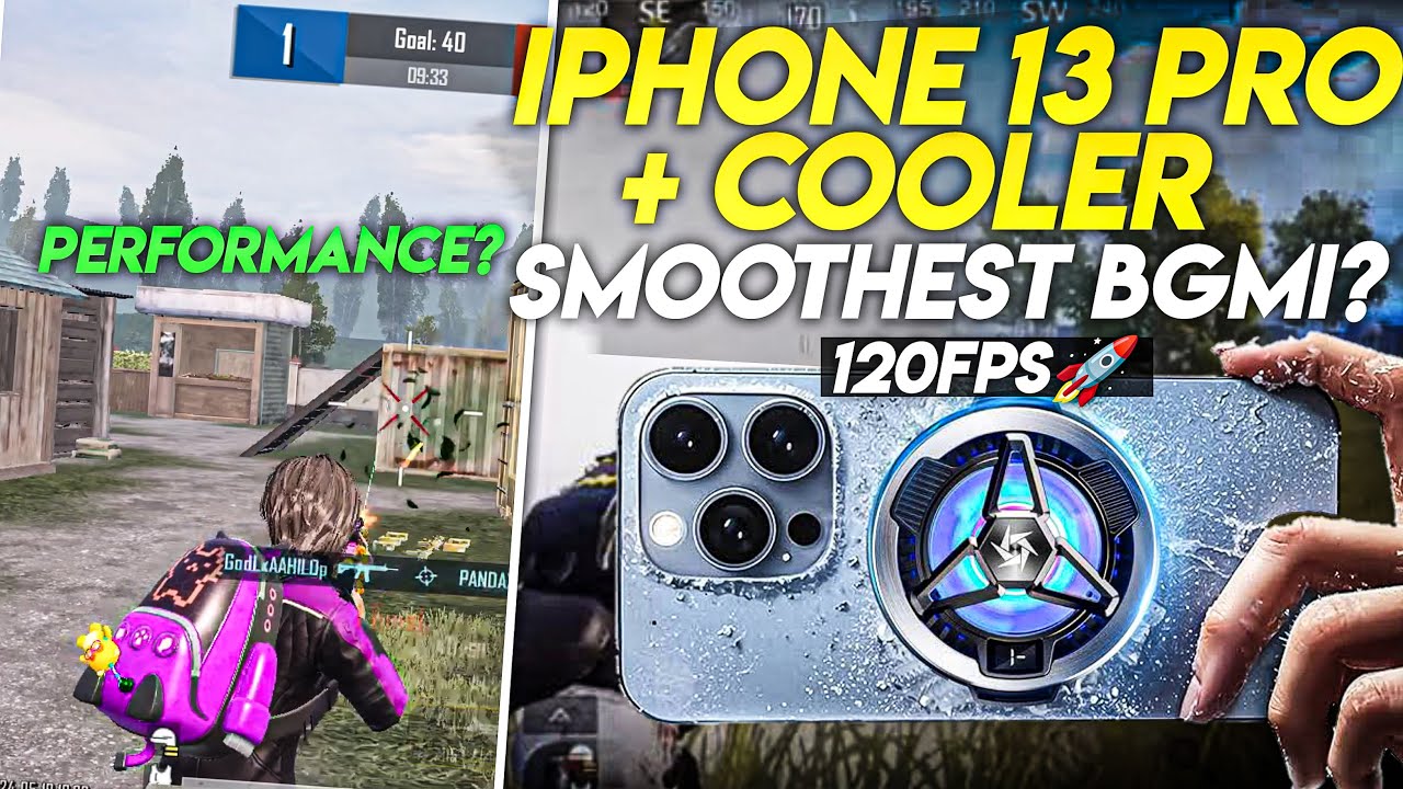 iPhone 13 Pro + Cooler Gaming Review 2025 | 120FPS BGMI Ultra Test After iOS 18! | Bgmi/Pubg test☠️