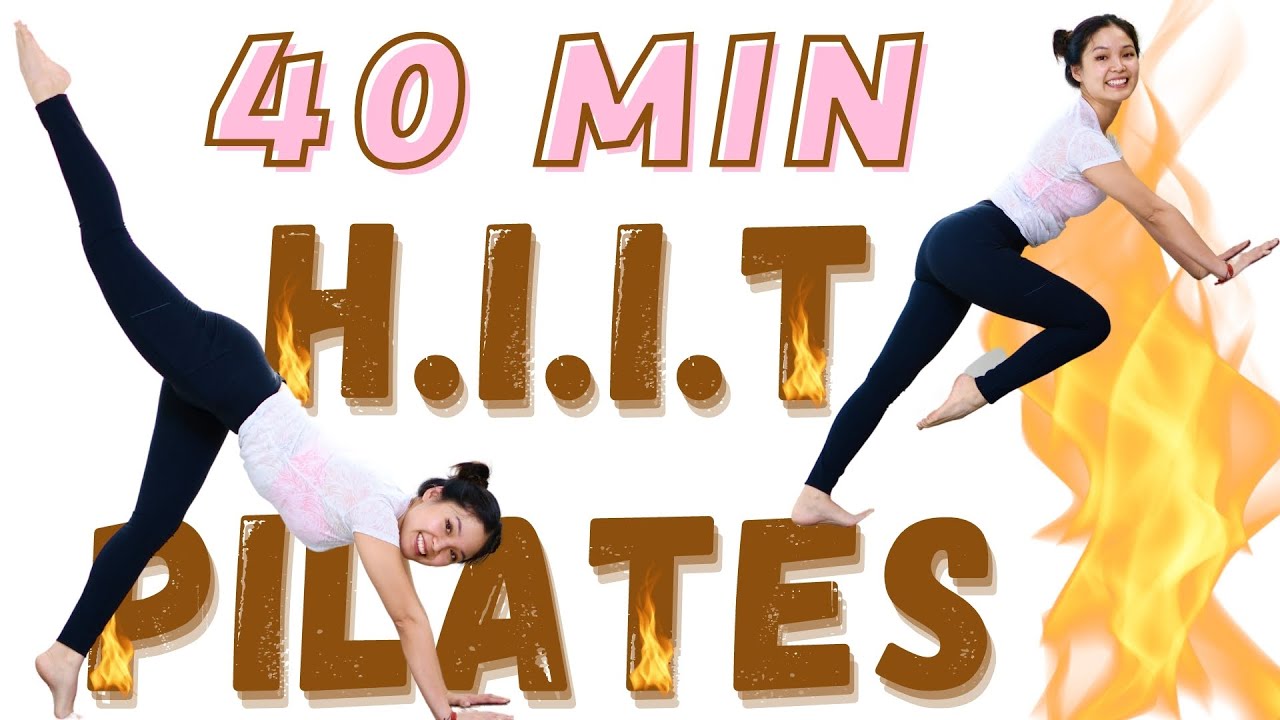 40 MIN HIIT PILATES FOR WEIGHT LOSS | Low Impact Full Body Pilates Home Workout
