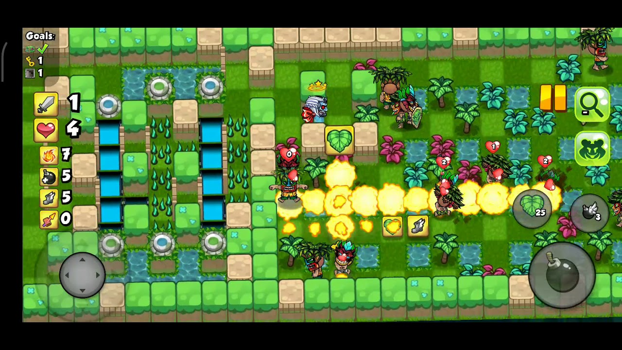 Bomber Friends - Tropical Quest Level 29