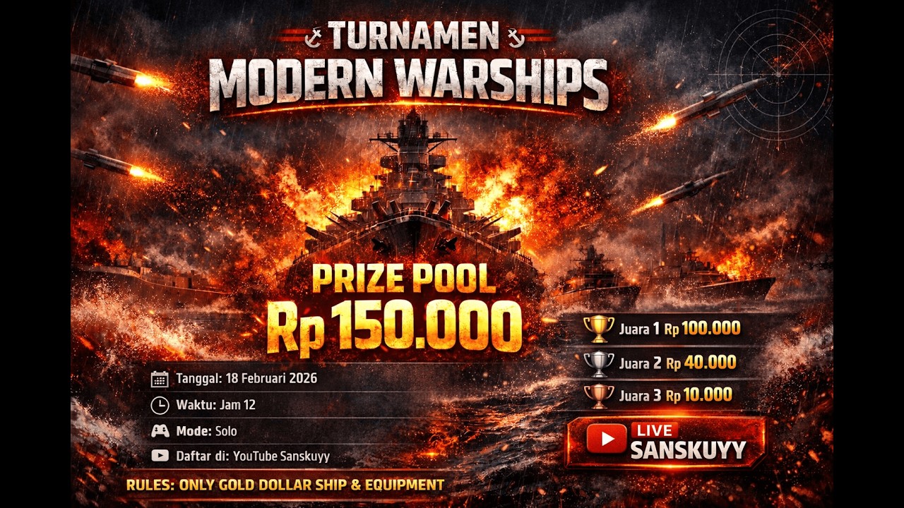 YANG MAU JOIN TURNAMEN MERAPAT | MODERN WARSHIP
