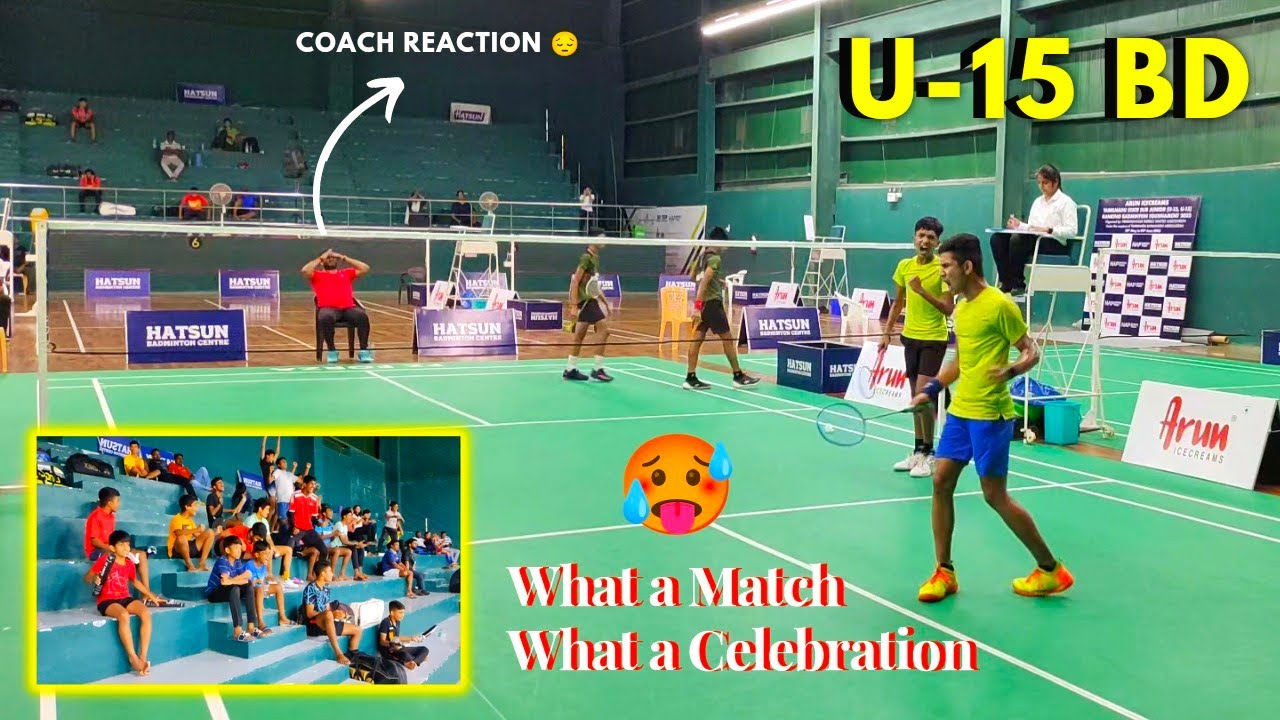 U-15 BOY'S DOUBLES 🥵 - SEMIFINALS | TAMILNADU STATE SUB-JUNIOR BADMINTON RANKING TOURNAMENT 2023