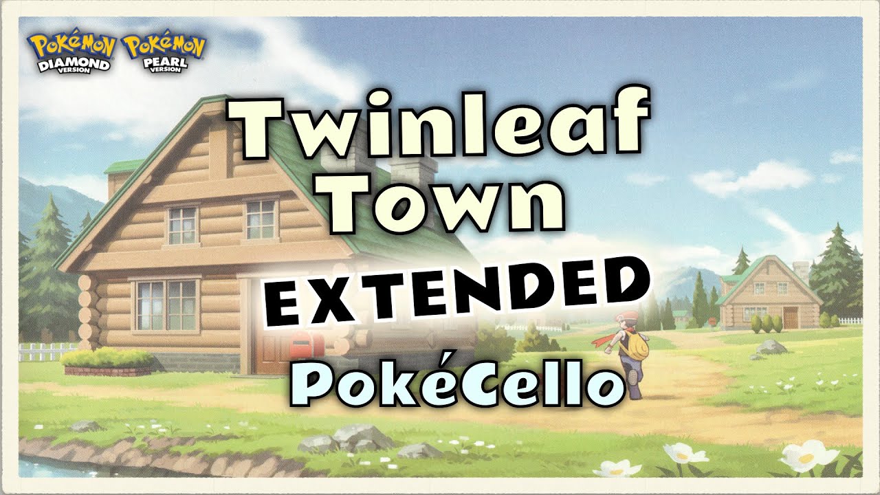 One Hour Version: Twinleaf Town Music Cello Cover from Pokemon Diamond & Pearl - PokéCello