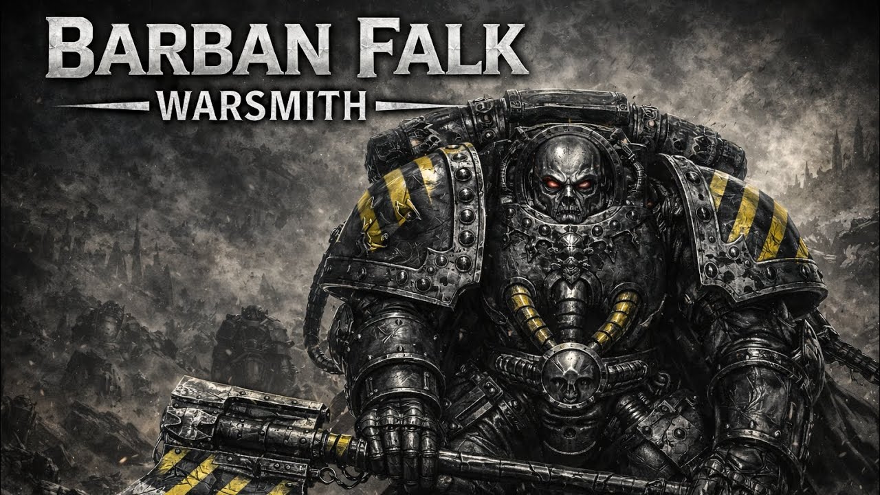 BARBAN FALK WARSMITH (OBSIDIAN PRODUCTIONS)(WARHAMMER 40K)(MUSIC)(IRON WARRIORS)