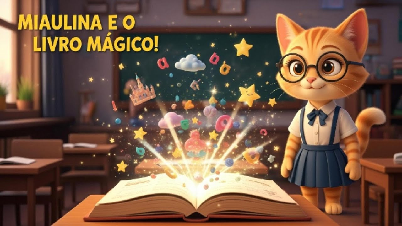 Miaulina e o Livro M&aacute;gico!