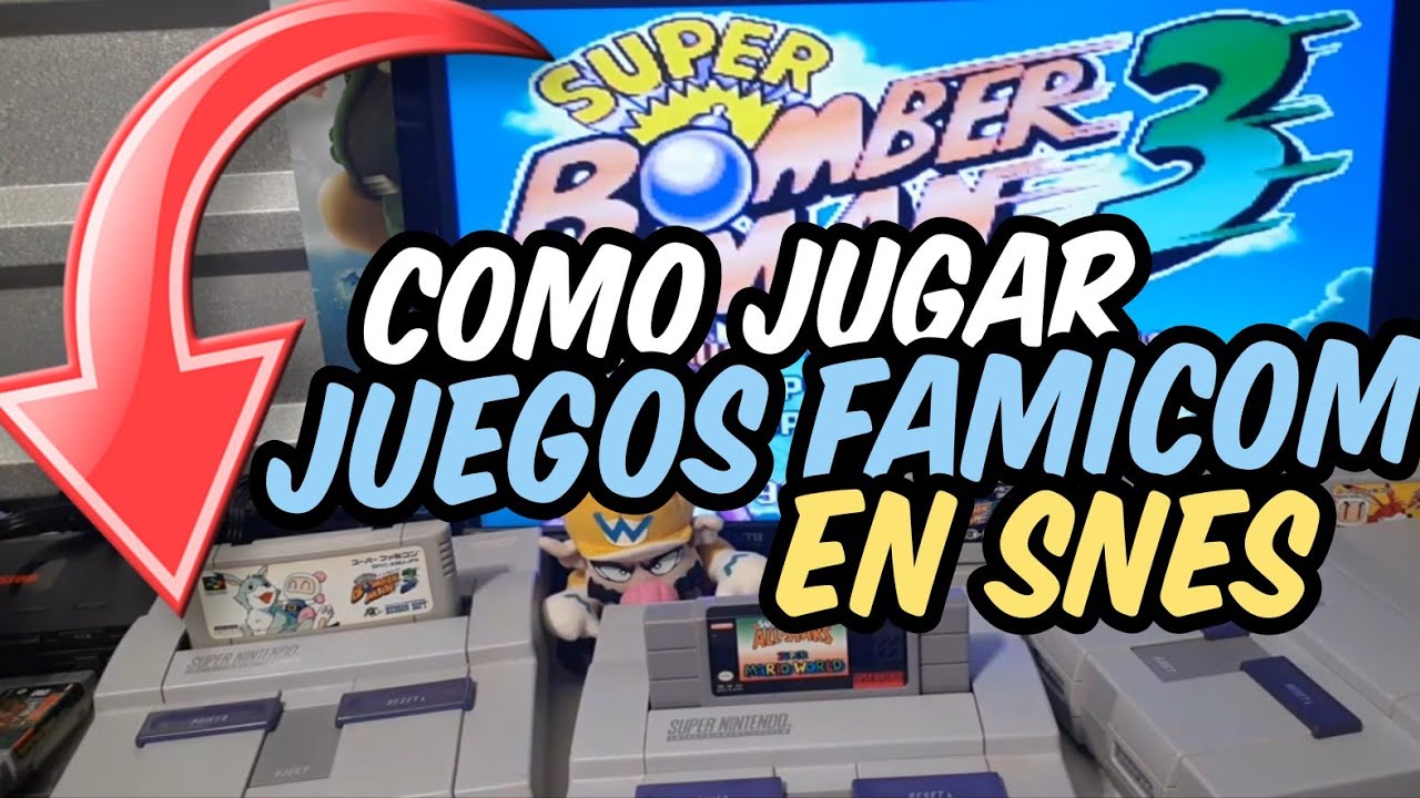 TUTORIAL  ¿ Cómo jugar Videojuegos SUPER FAMICOM en Consola SUPER NINTENDO ?  ( SNES )