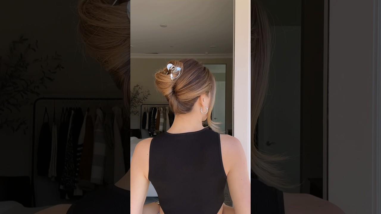 HOW TO MAKE A CLAW CLIP FIT OVER THICK HAIR