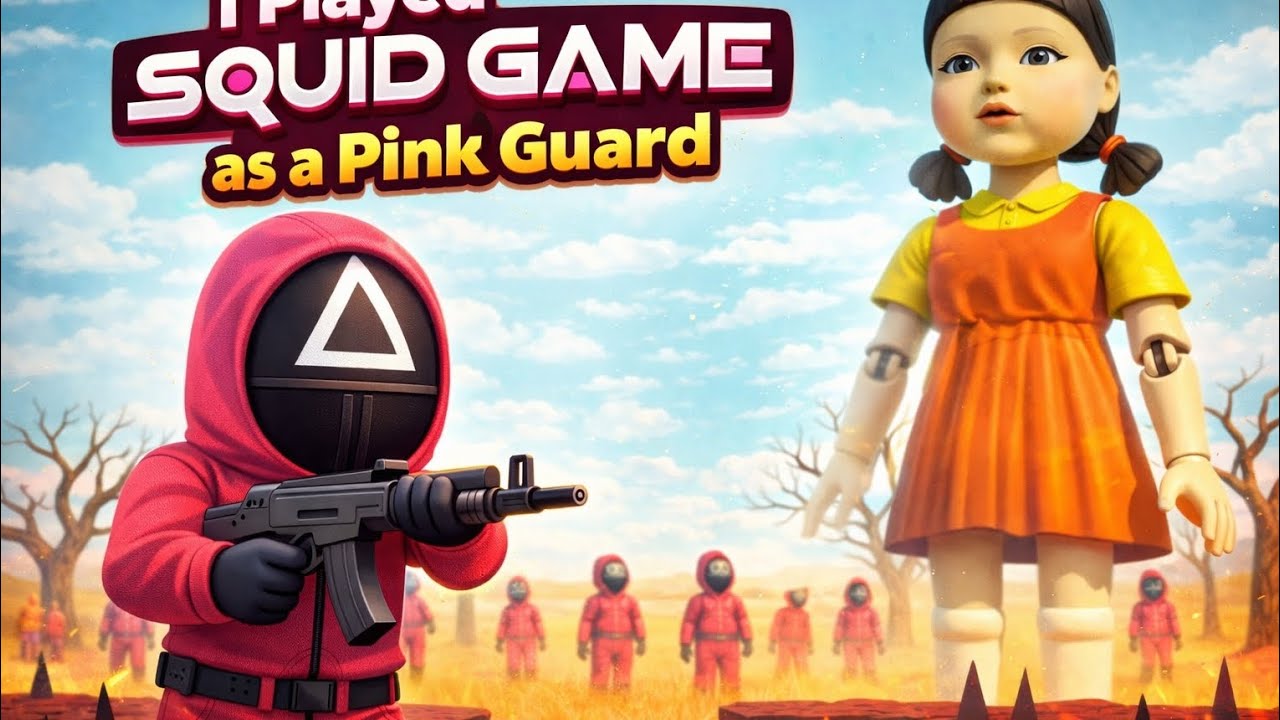 I played squid game as a pinkguard!!!! #roblox #squidgamchallenge #pinkguard #gaming
