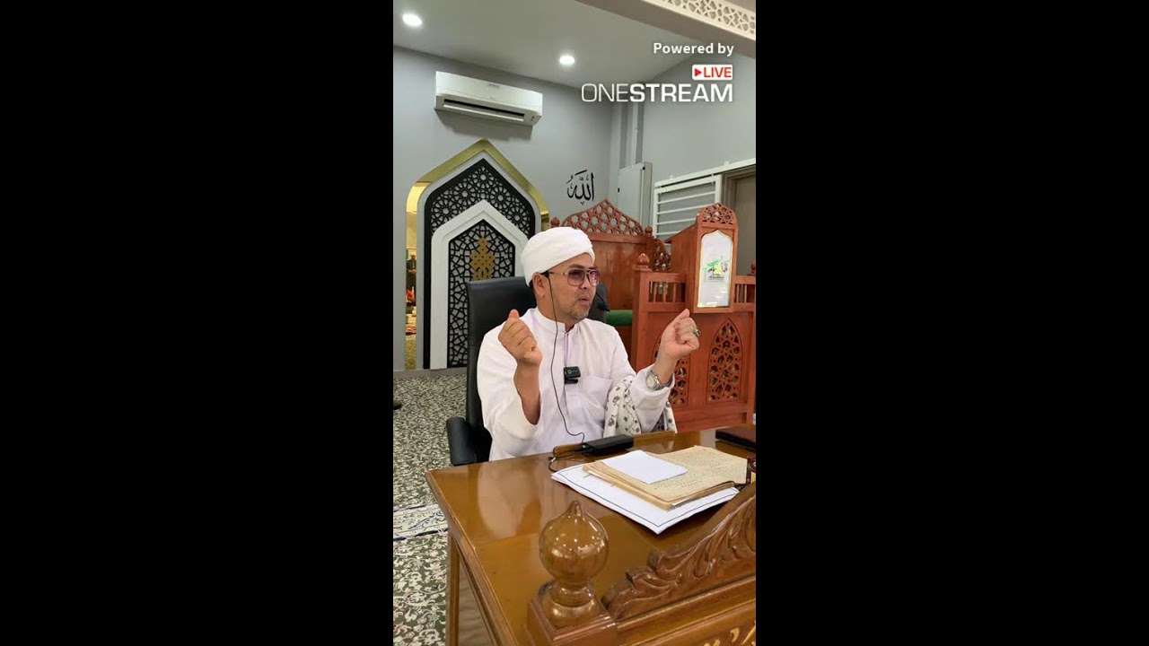 Kuliah Tazkirah Sila Share - Live via OneStream Live #onestreamlive