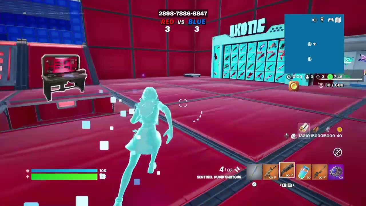 2v1 red  vs blue insane with friends