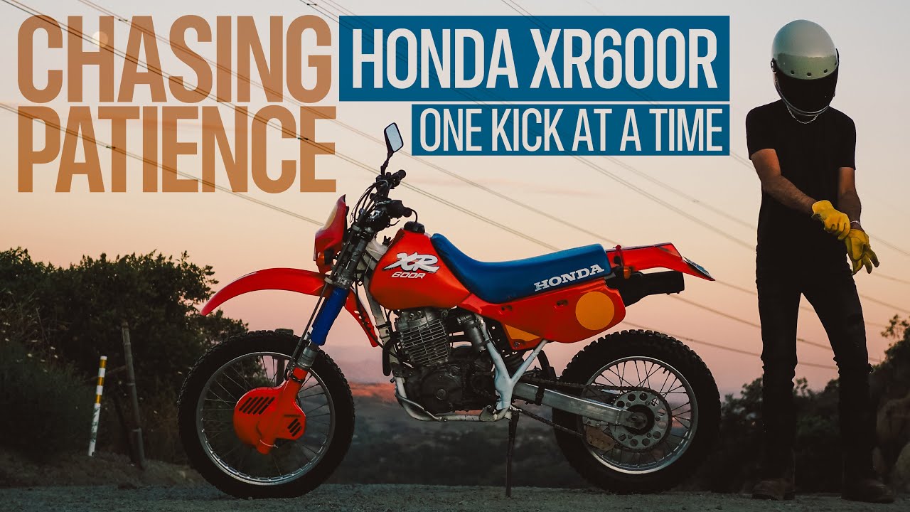 Chasing PATIENCE on a Honda XR600R, one kick at a time!
