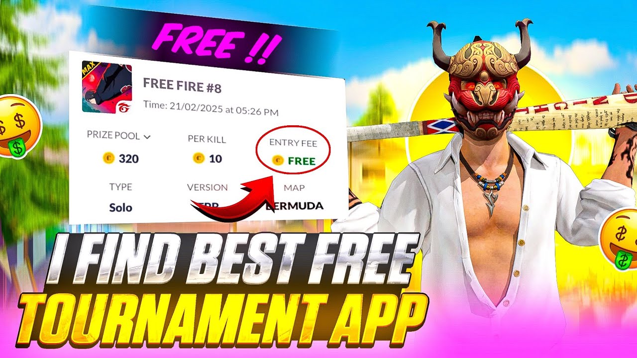 New Free Tournament App 🤑🏆| Best Free Tournament App For Free Fire 😱🔥