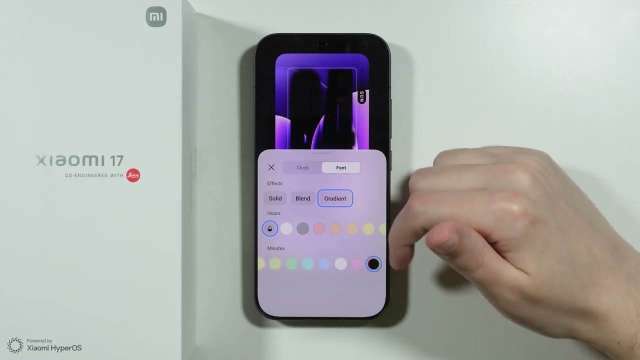 Xiaomi 17: Как настроить экран блокировки