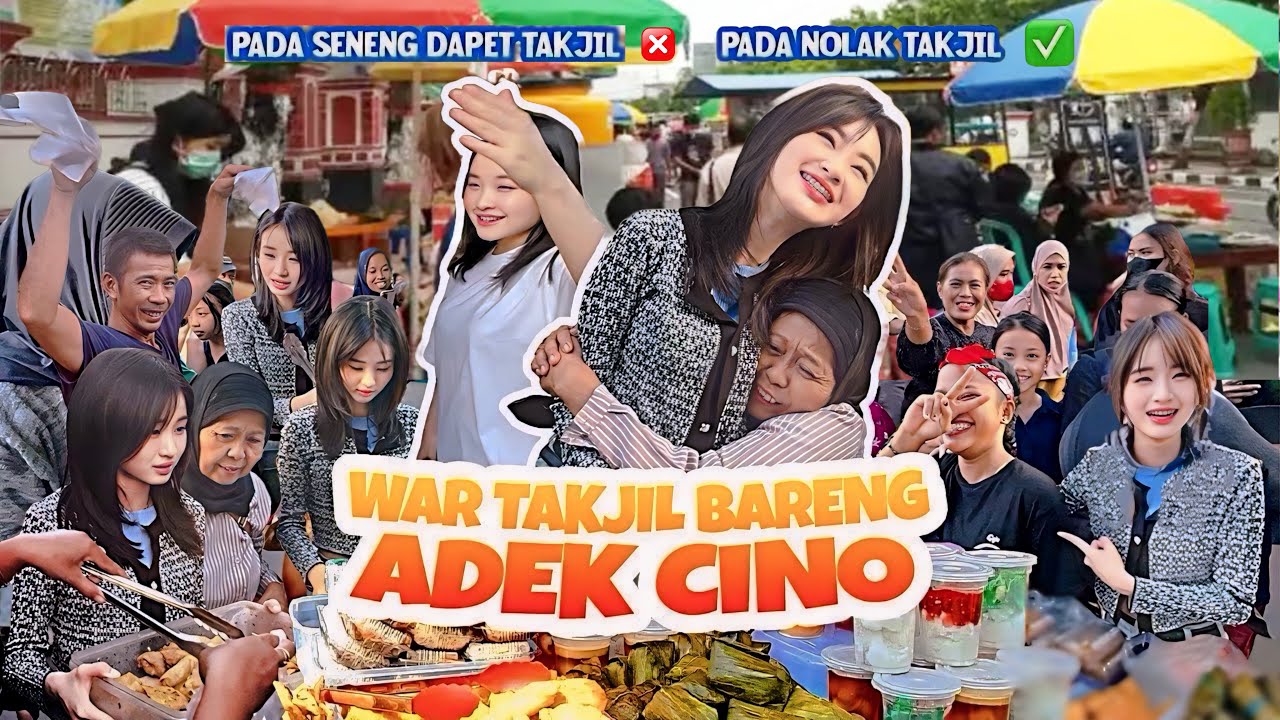 JUALAN TAKJIL DI JALANAN🙇🏻‍♀️💖 5 MENIT UDAH ABIS?!! 😝