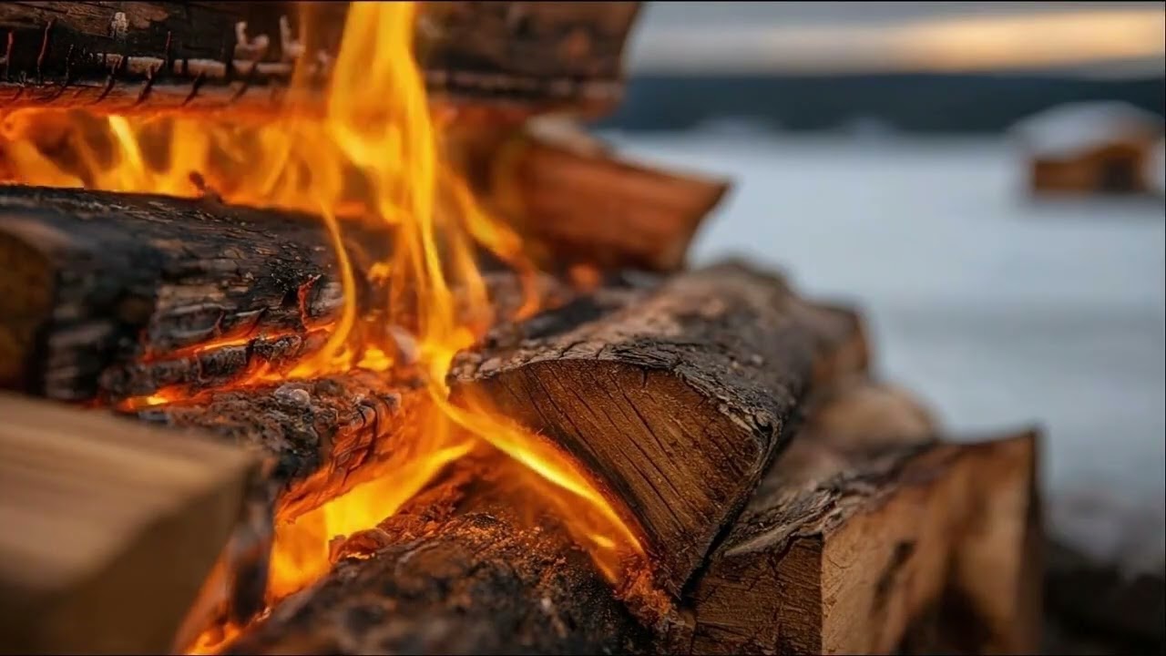 3 Hours of Cozy Fireplace Sounds | Deep Relaxation, Sleep & Study