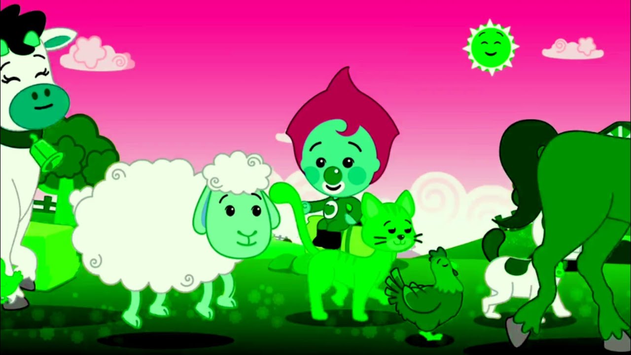 Plim Plim BIG And SMALL Farm Animals🎶🐄🐕🐖🐎 Intro Logo Effects Sponsored by Klasky Csupo 2001 Effects