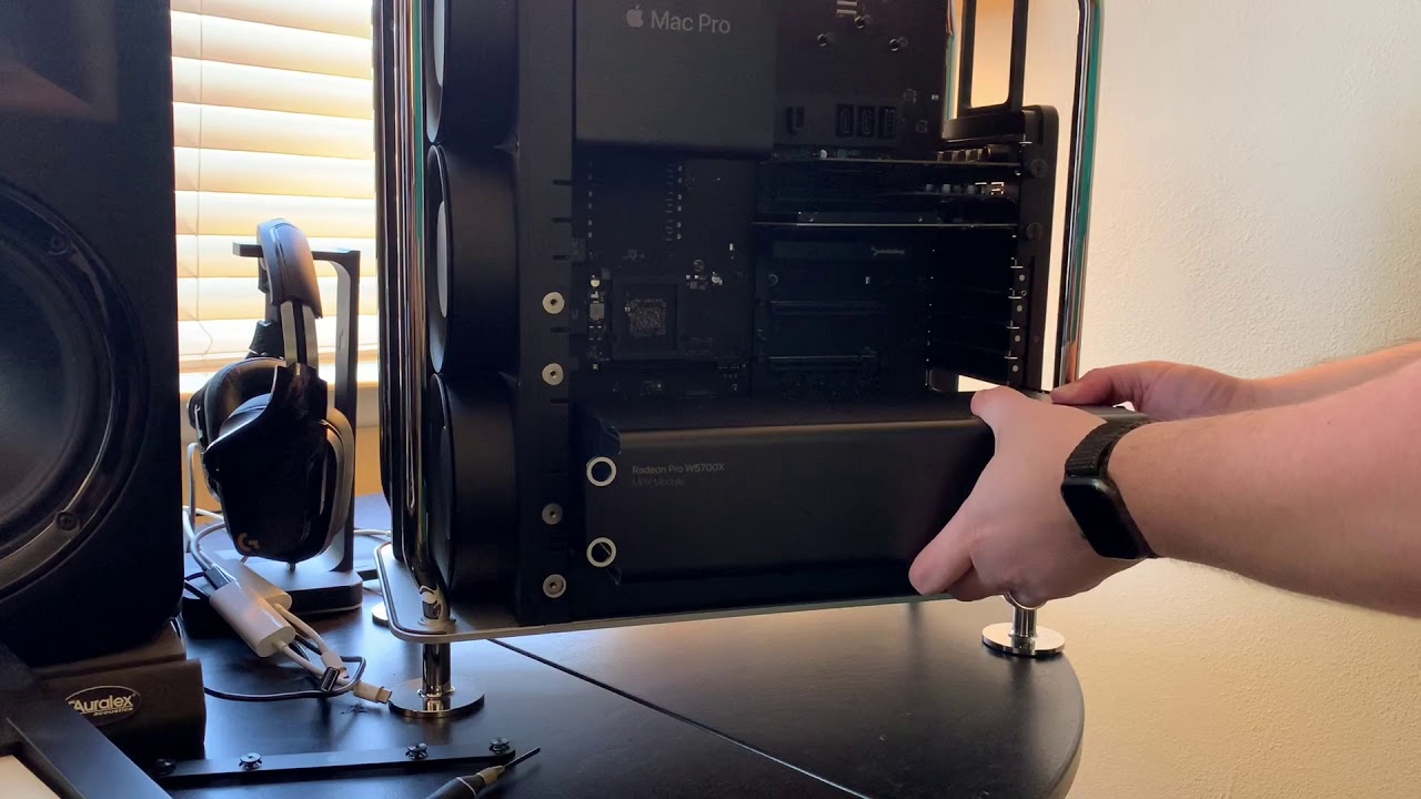 AMD Radeon Pro W5700X unboxing and installation 2019 Mac Pro
