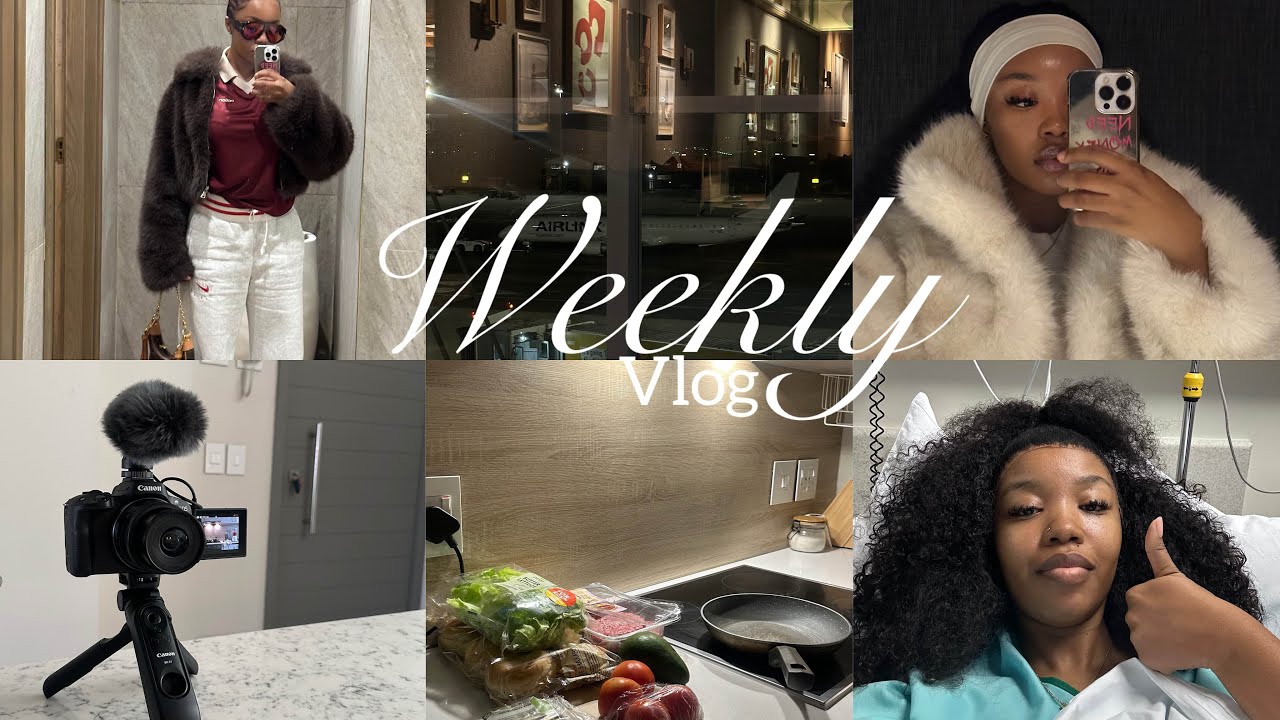 Weekly Vlog | Back in Cape Town | Landing up in Hospital | bye bye Influencing full time