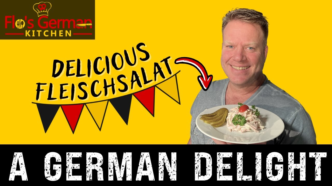 German Meat Salad Magic Fleischsalat Recipe Easy Homemade Mayo Delight 🇩🇪🥪✨