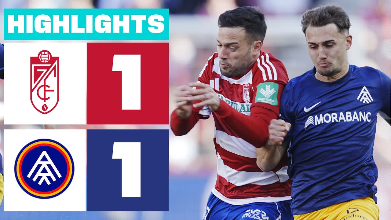 GRANADA CF 1 - 1 FC ANDORRA | RESUMEN LALIGA HYPERMOTION