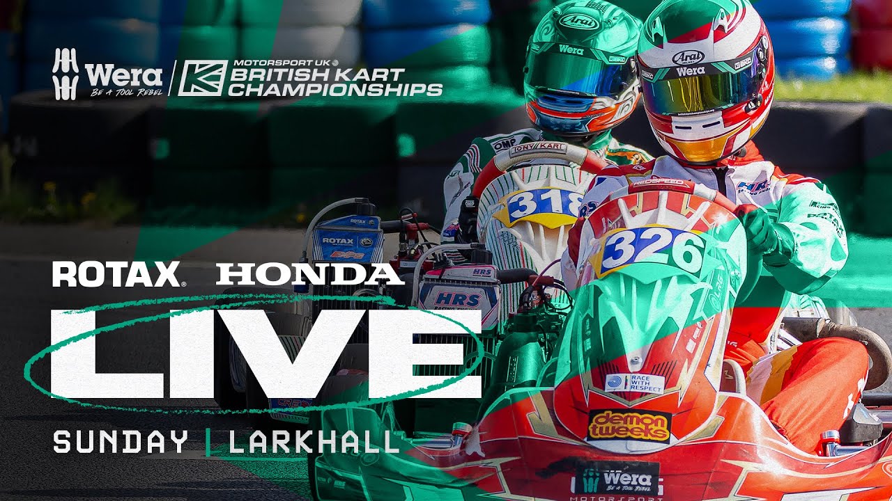 2025 Wera Tools British Kart Championships LIVE | Larkhall, Rotax and Honda | Sunday