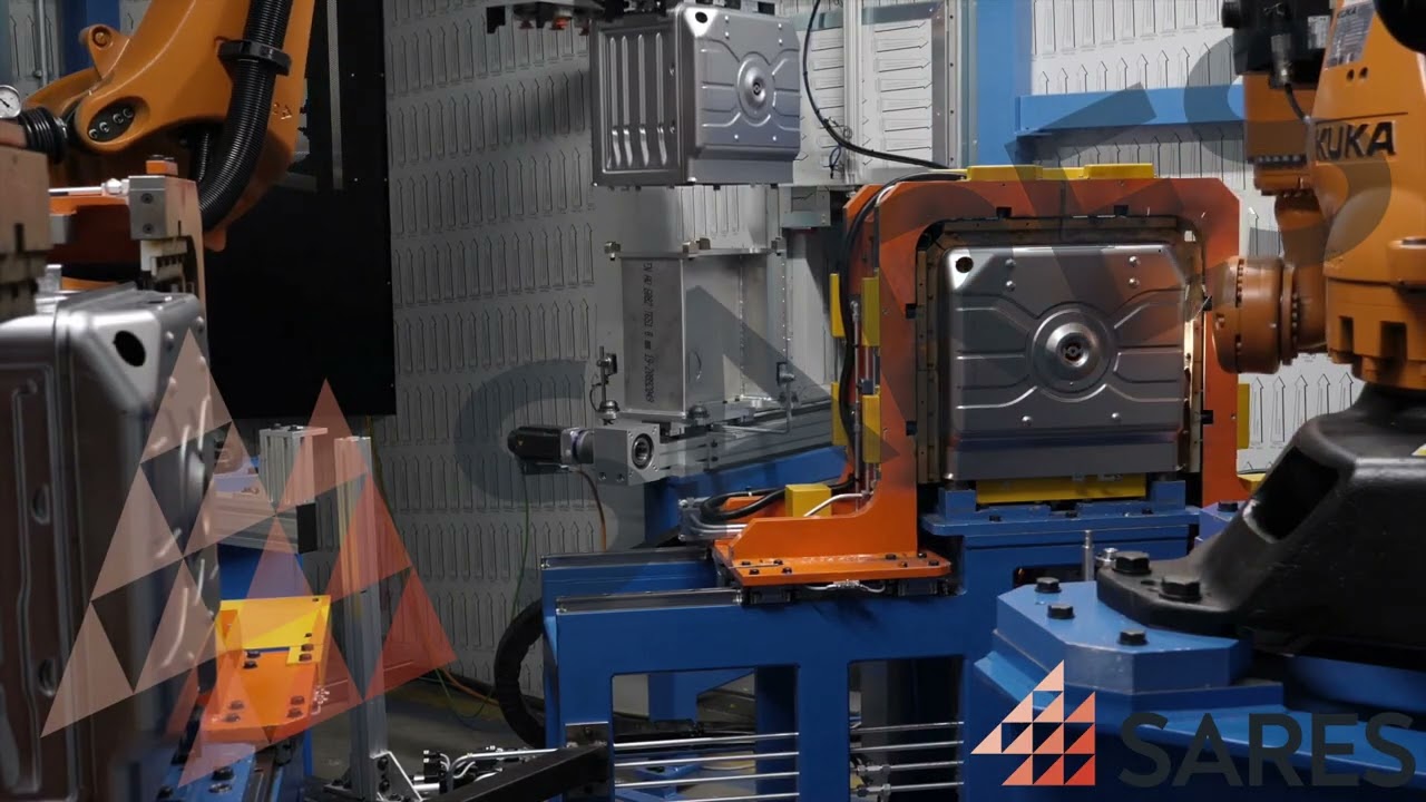Highlights: laser welded oven cavity assembly line
