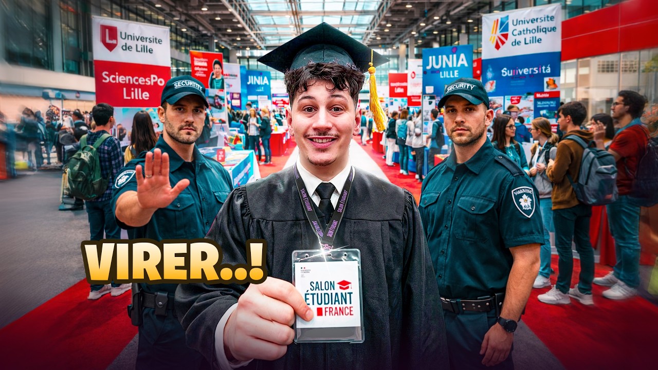 Je me suis fait VIRER D'UN SALON ÉTUDIANT en LIVE (interdiction de parler aux écoles privées)