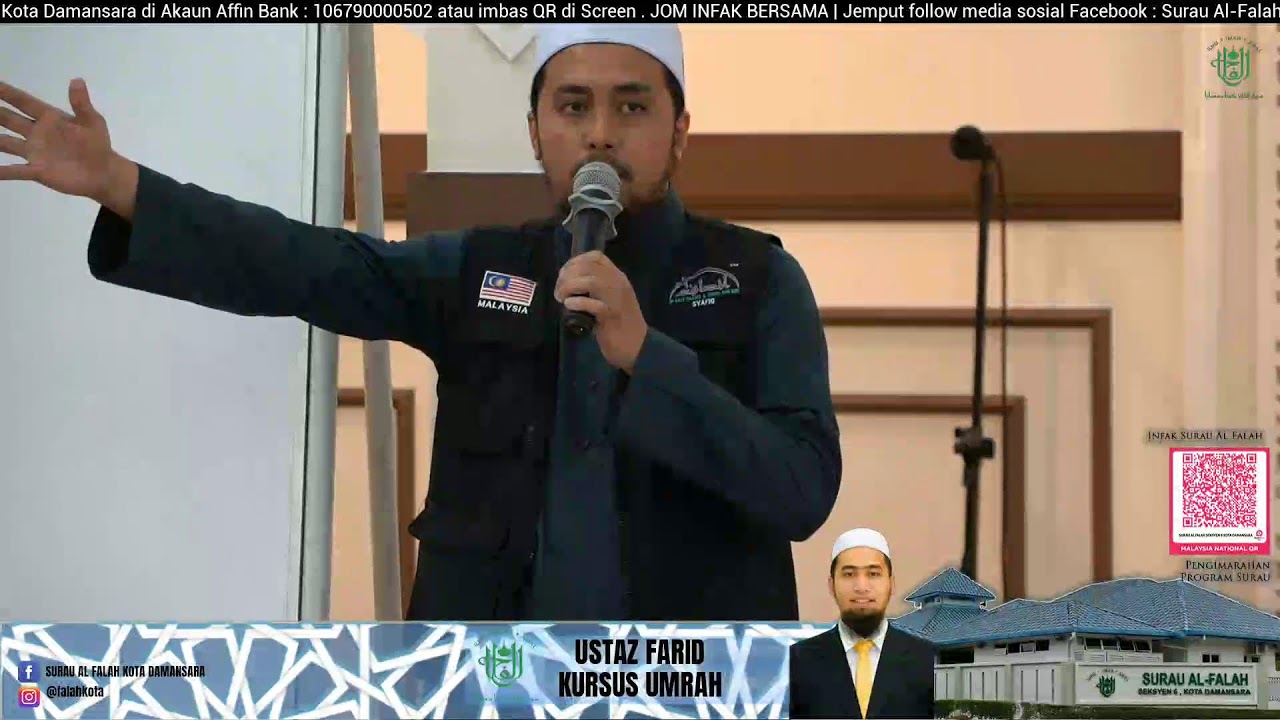 Live Kursus Umrah Percuma | Surau Al-Falah Kota Damansara | 12 Oktober 2025